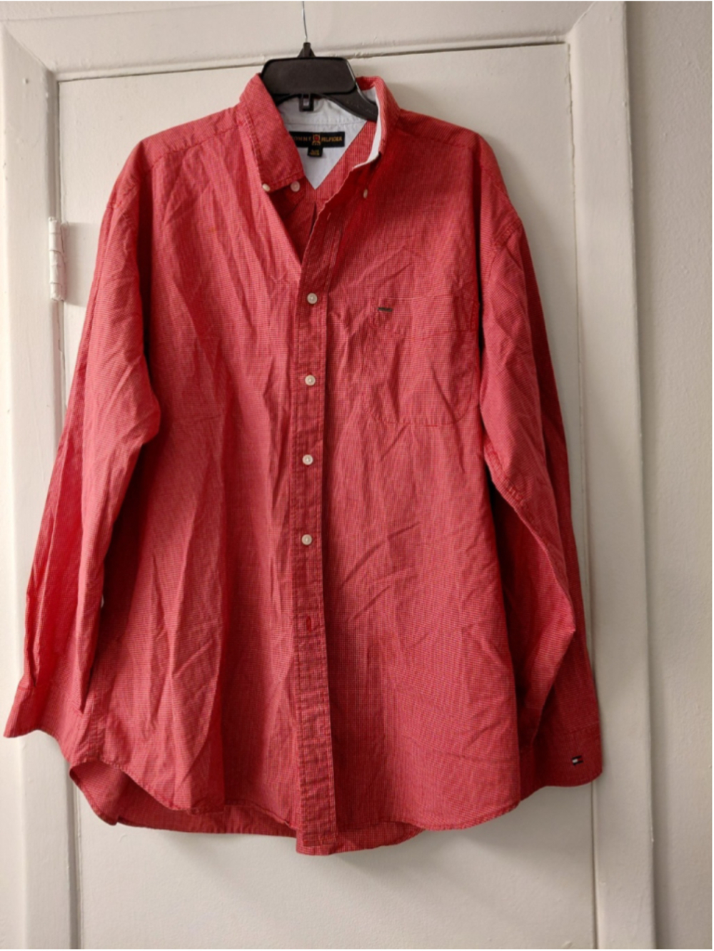 Men’s Tommy Hilfiger Long Sleeve Button Down Dress Shirt - Size XL